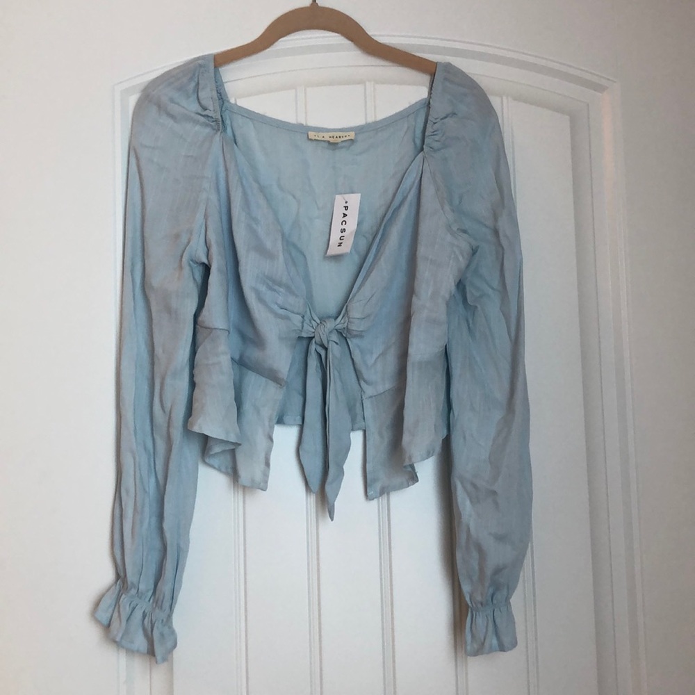 Pacsun Long Sleeve Crop Top